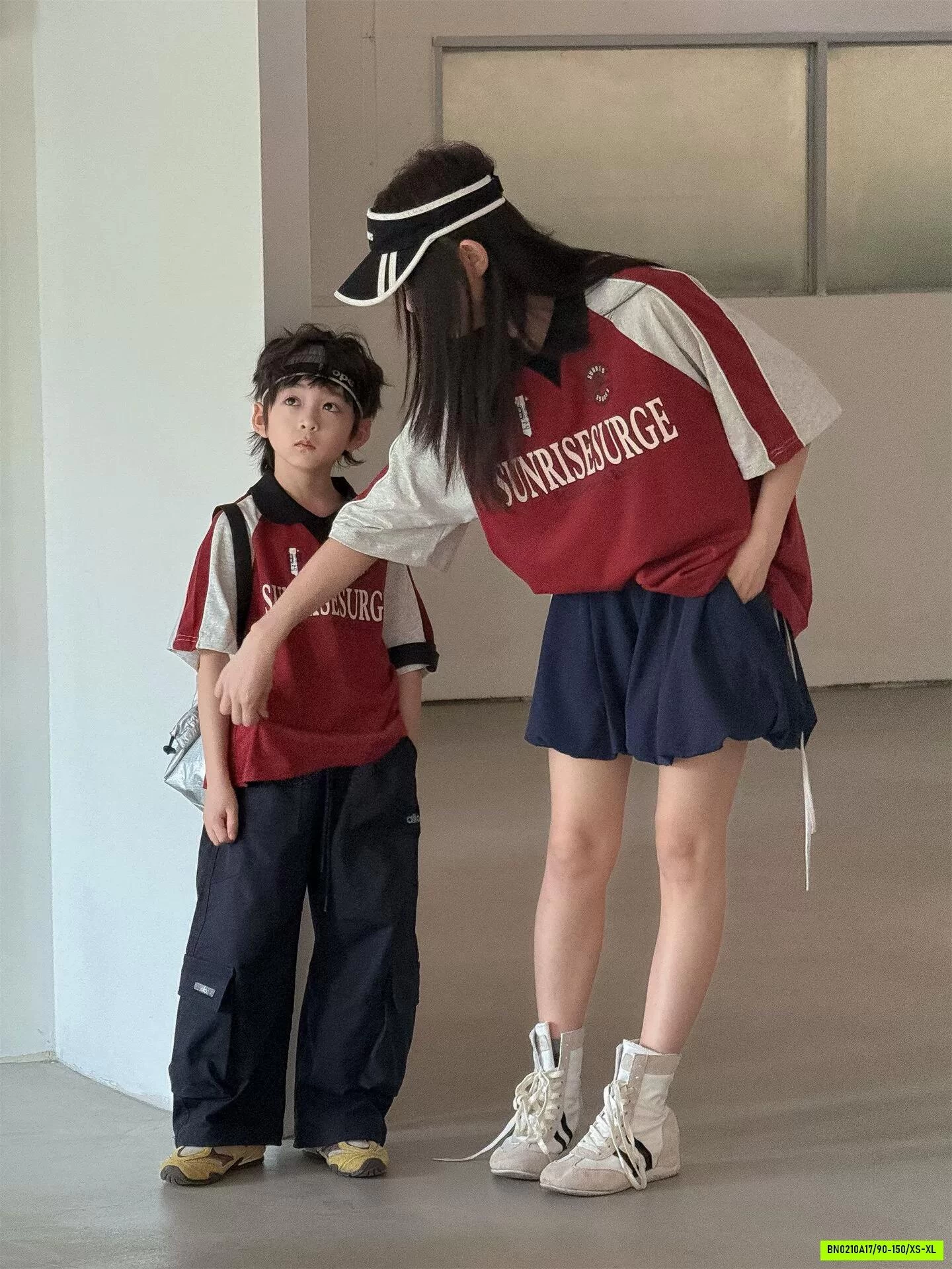 POLO PHỐI MÀU TAY MẸ BÉ