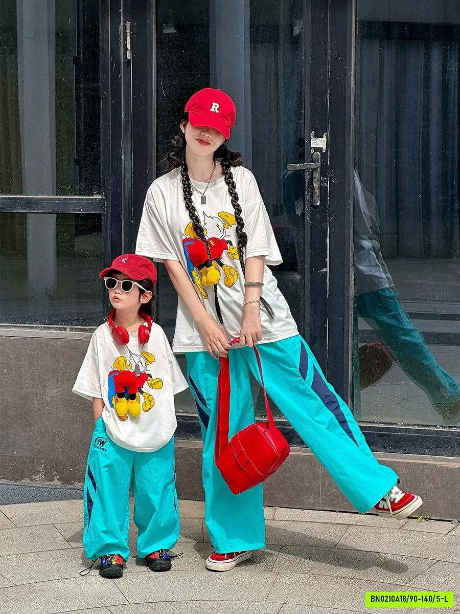 ÁO THUN MICKEY MẸ BÉ