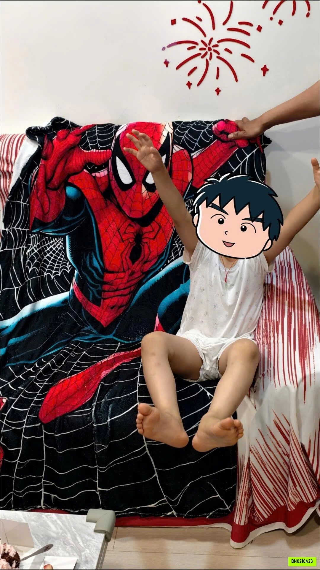 CHĂN BĂNG LÔNG SPIDERMAN