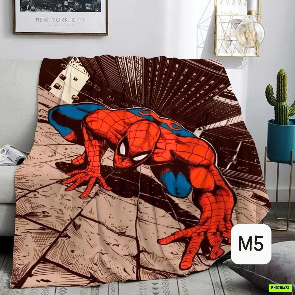 CHĂN BĂNG LÔNG SPIDERMAN