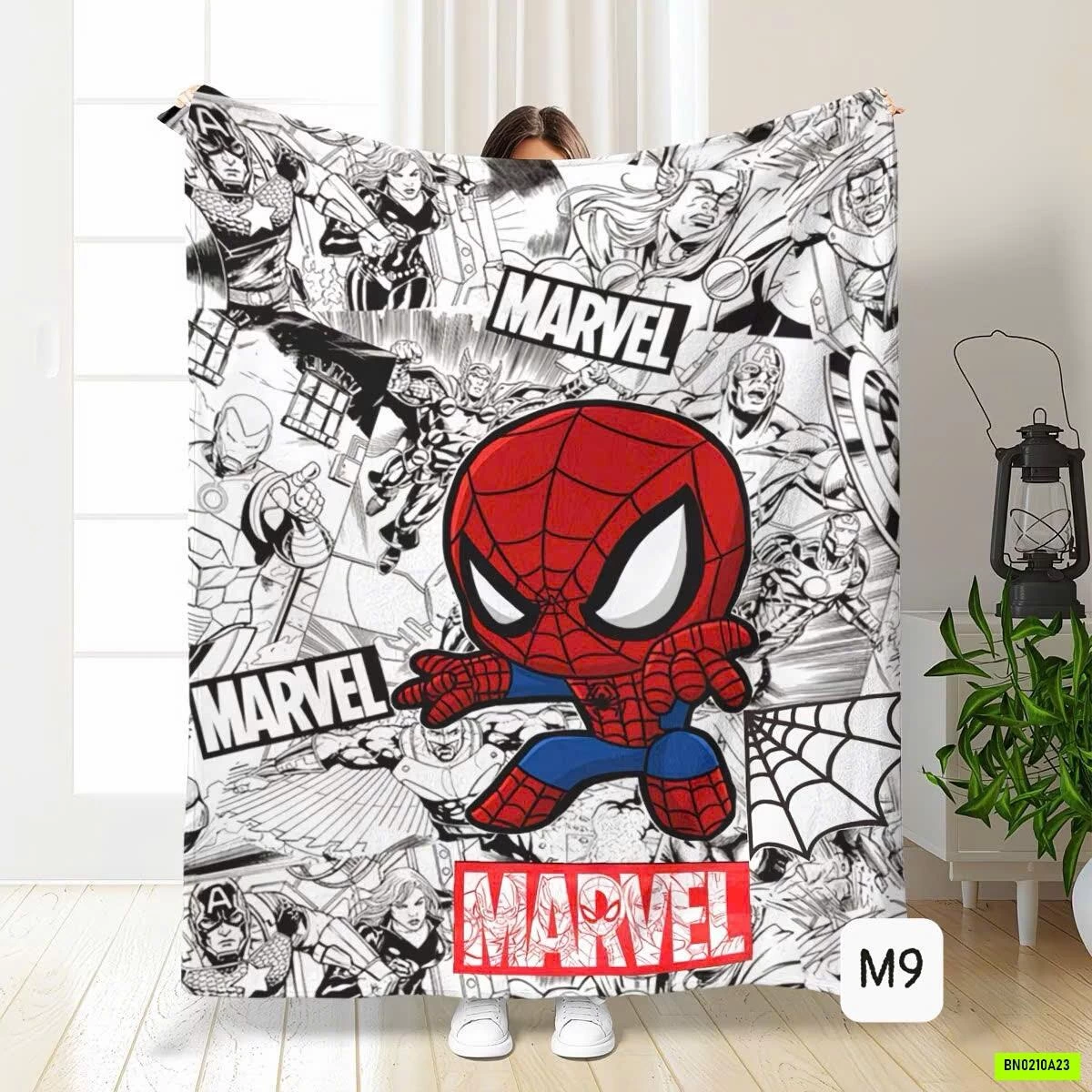CHĂN BĂNG LÔNG SPIDERMAN