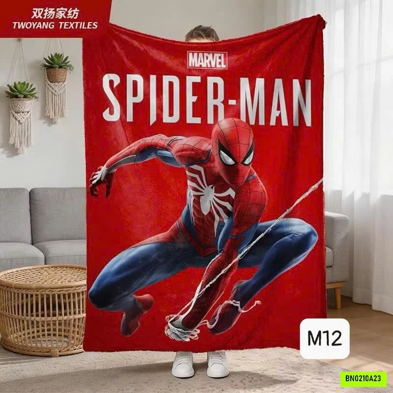 CHĂN BĂNG LÔNG SPIDERMAN