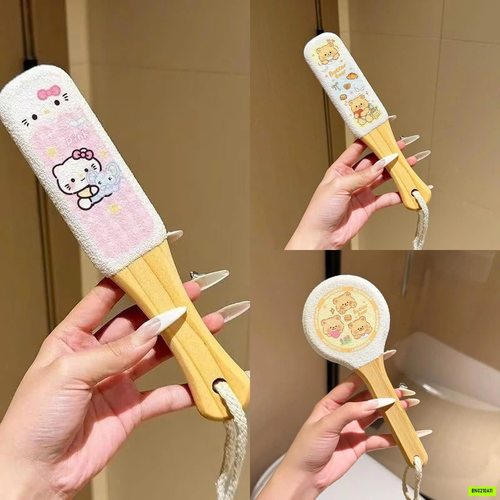 CHÀ GÓT CHÂN HOẠT HÌNH DỄ THƯƠNG