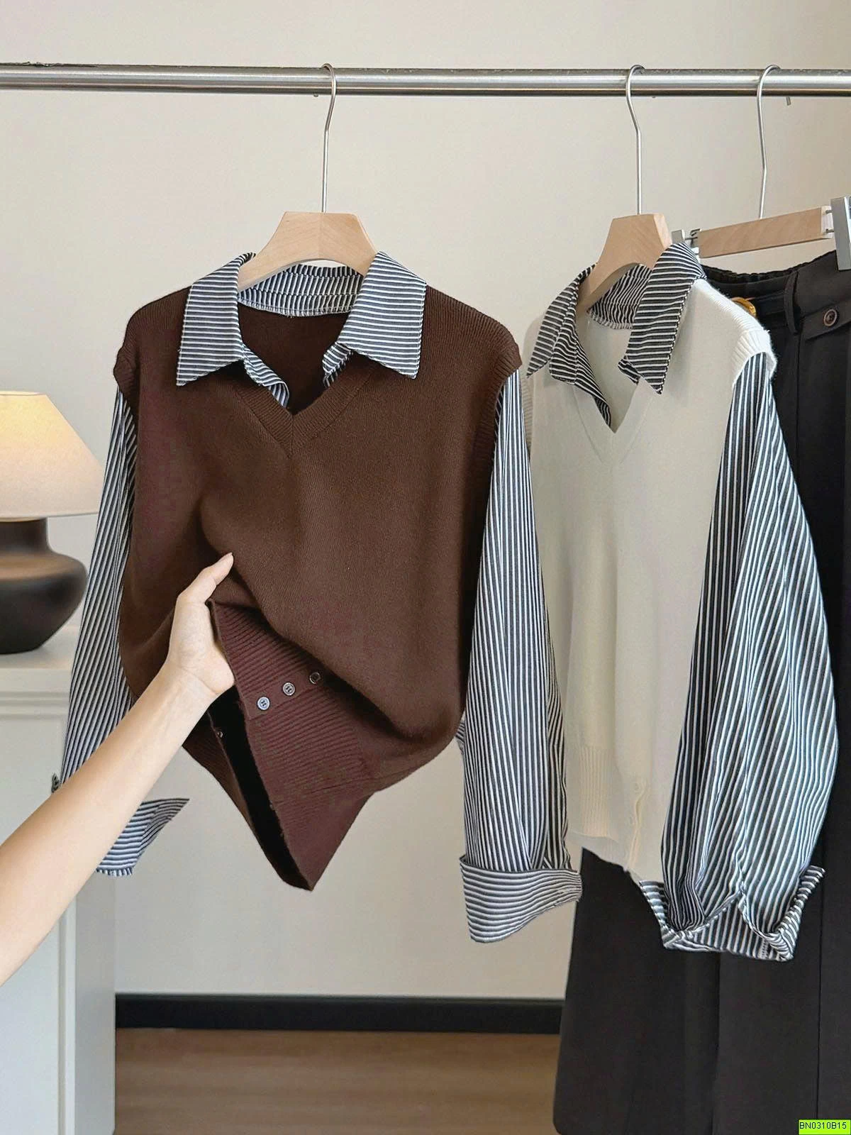 ÁO LEN GIẢ 2 LỚP ANNA