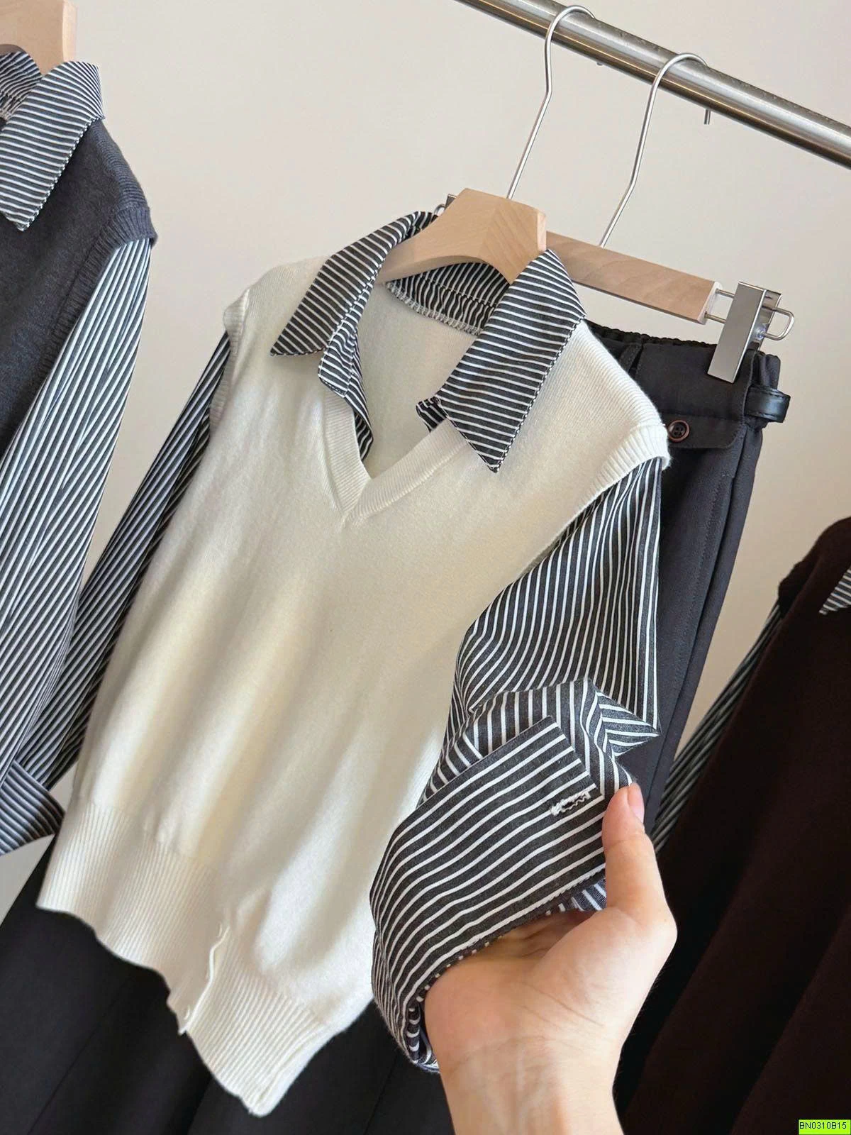 ÁO LEN GIẢ 2 LỚP ANNA
