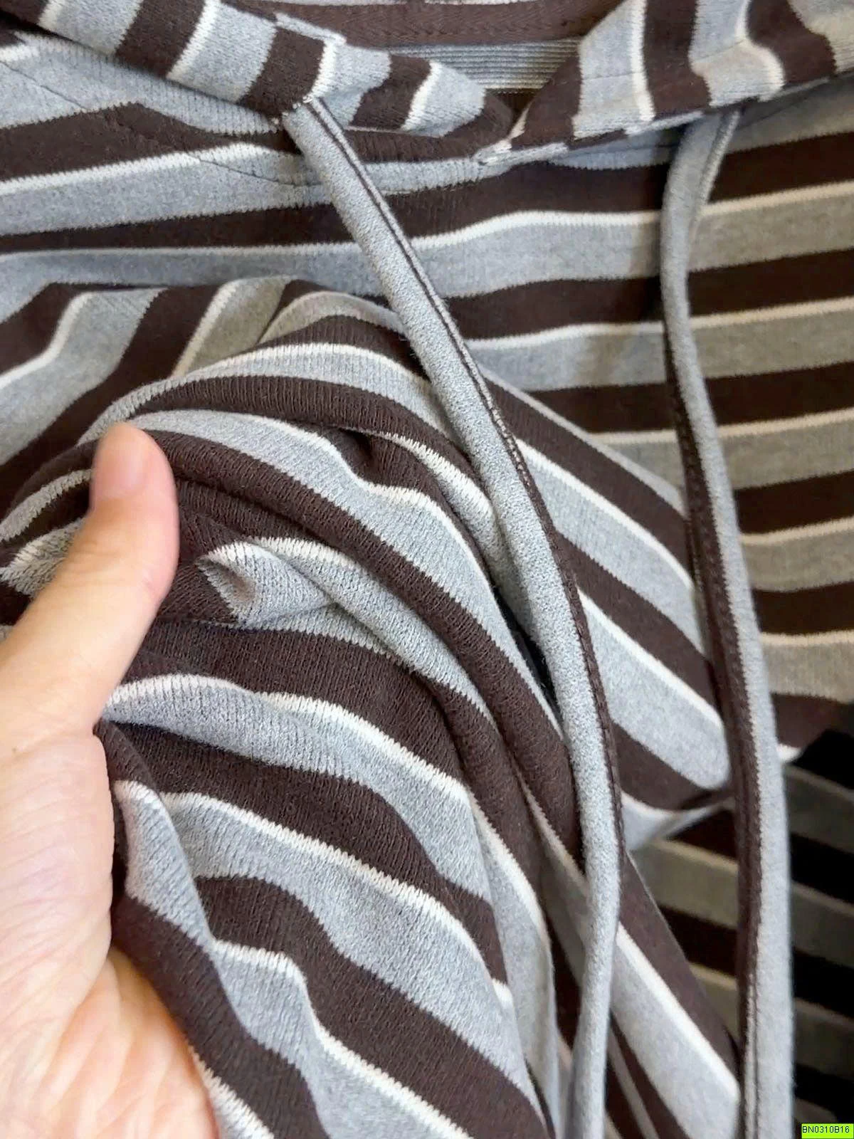 ÁO HOODIE KẺ NGANG ANNA