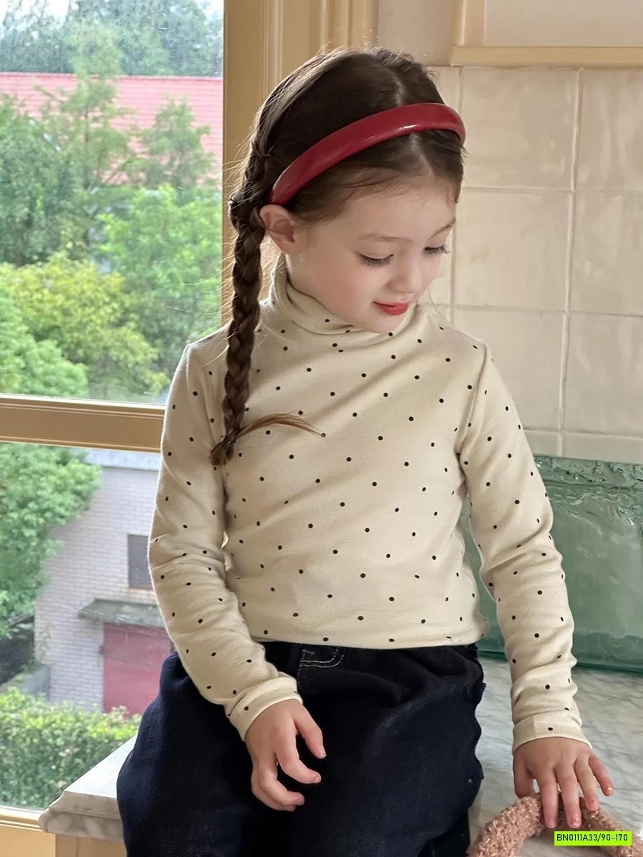 ÁO GIỮ NHIỆT CHẤM BI 24Z007 AMBB