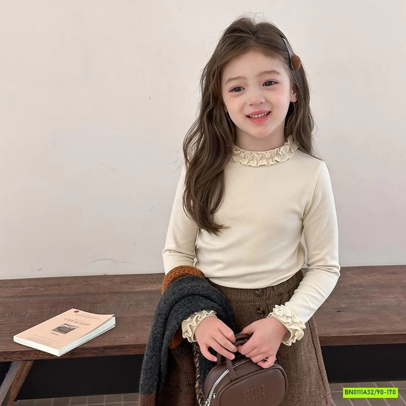 ÁO NỈ GIỮ NHIỆT BÈO CỔ 25G038 AMBB