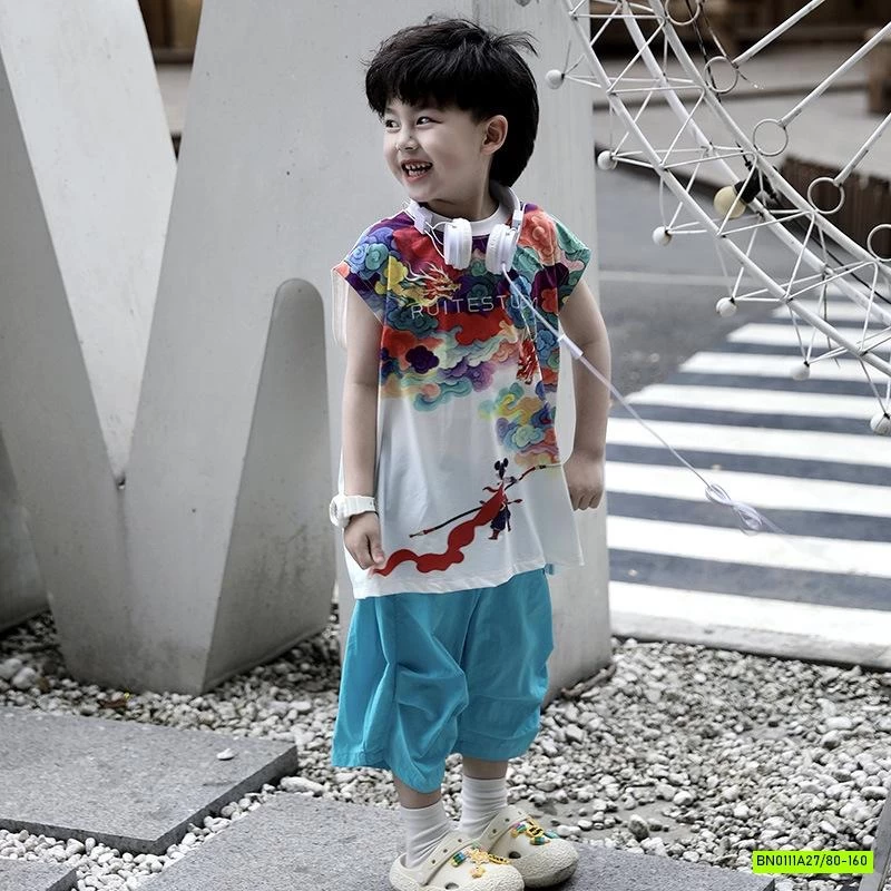 TANKTOP IN HÌNH MÂY NGŨ SẮC JIMMY