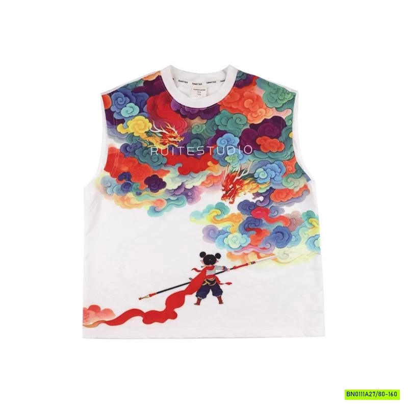 TANKTOP IN HÌNH MÂY NGŨ SẮC JIMMY