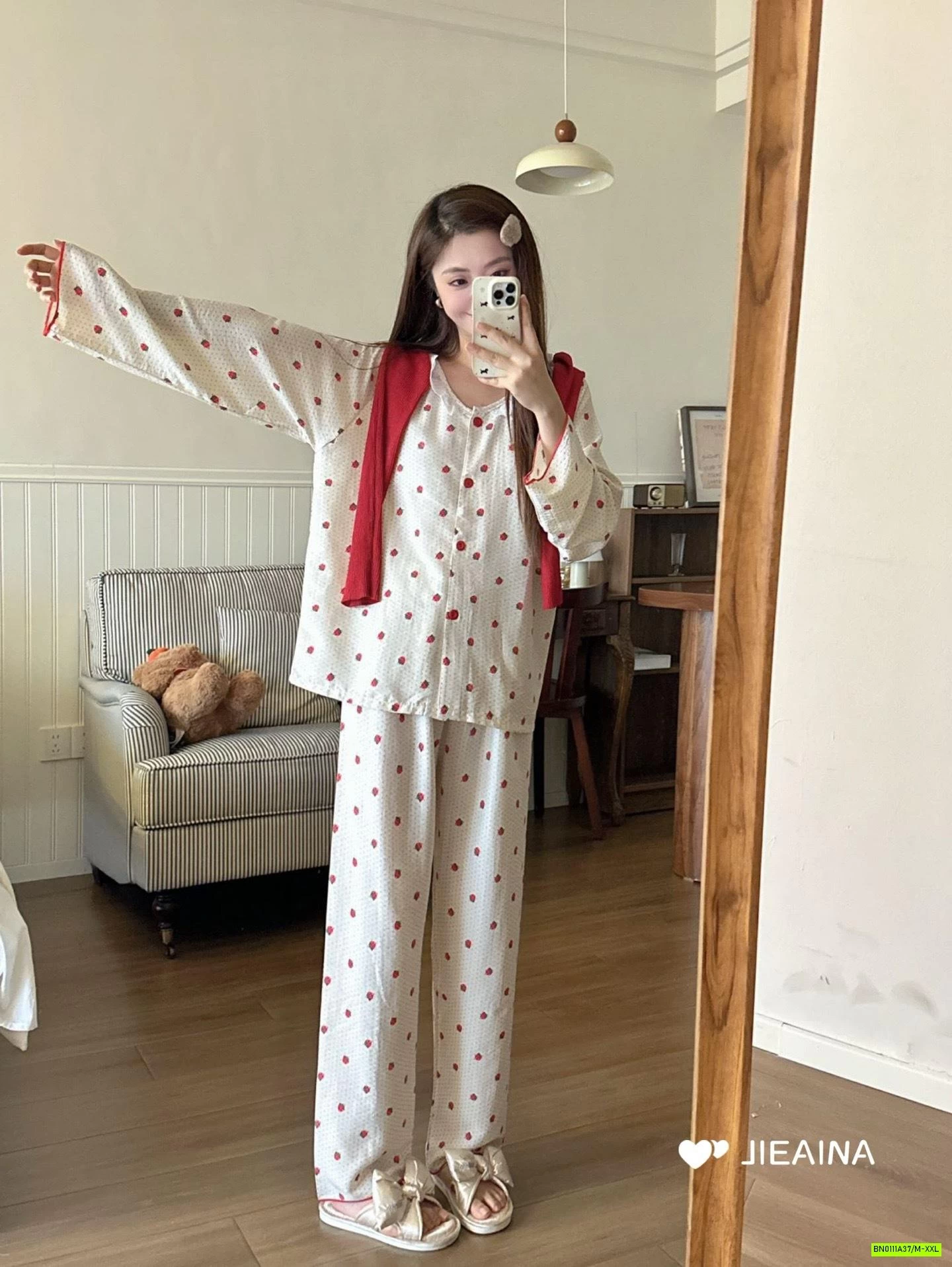 BỘ NGỦ LANH LỤA HOẠT HÌNH JIEAINA