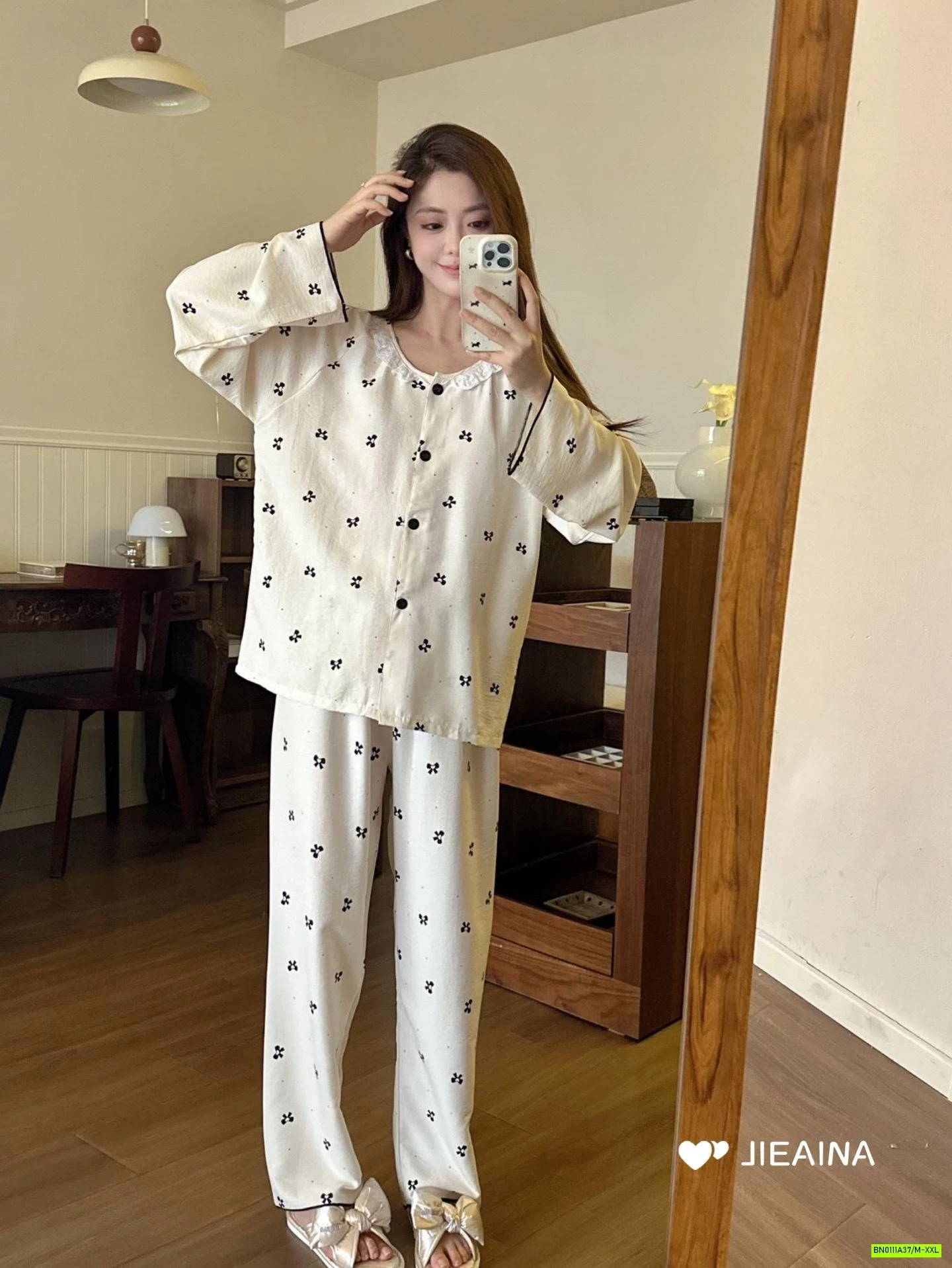 BỘ NGỦ LANH LỤA HOẠT HÌNH JIEAINA