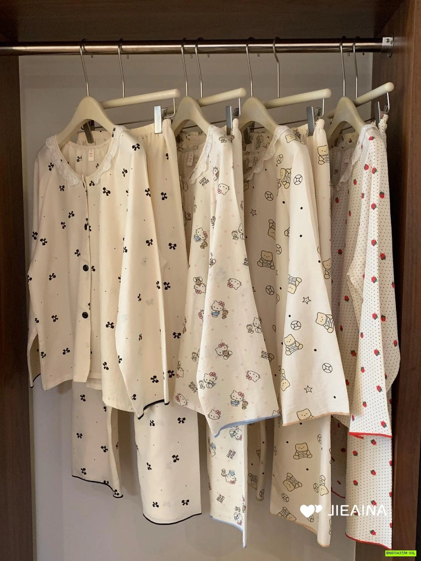 BỘ NGỦ LANH LỤA HOẠT HÌNH JIEAINA