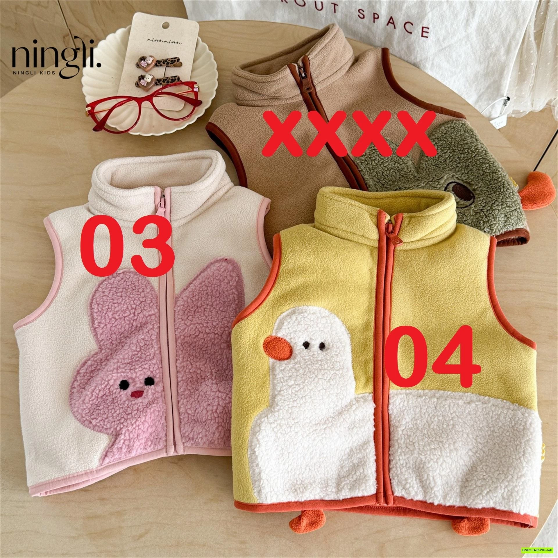 KHOÁC GILE LÔNG NINGL