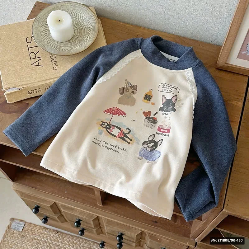 ÁO THUN PHỐI MÀU TAY