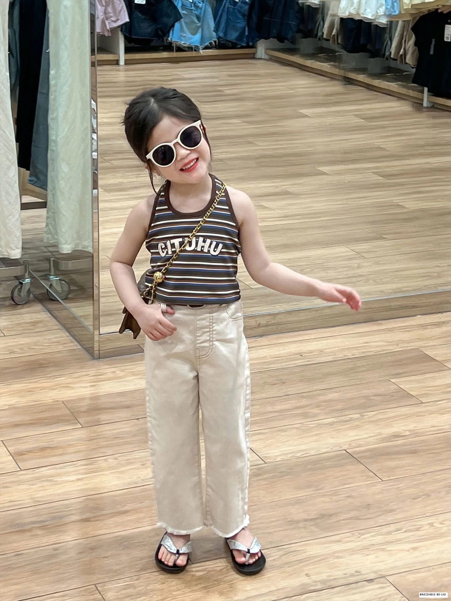 SÉT ÁO 3 LỖ MIX QUẦN TUA GẤU