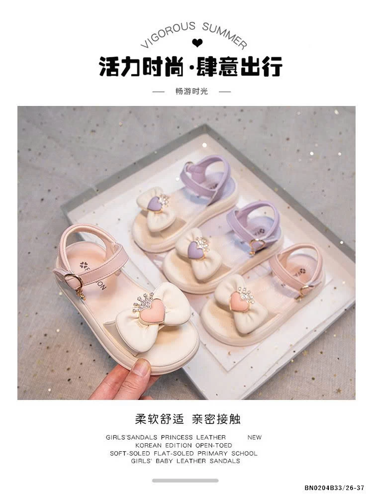 SANDAL NƠ TRÁI TIM