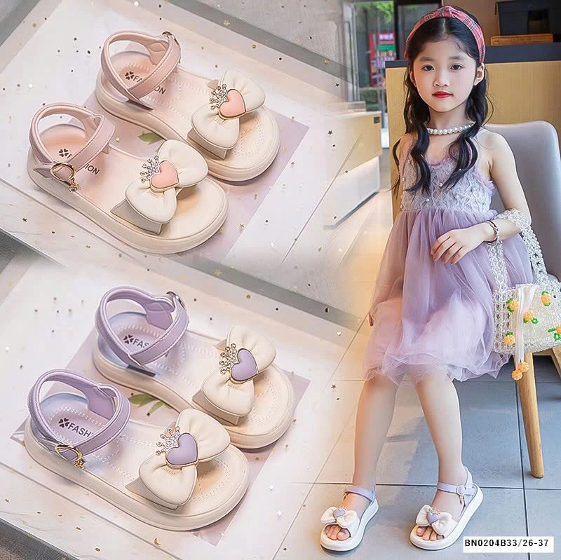 SANDAL NƠ TRÁI TIM