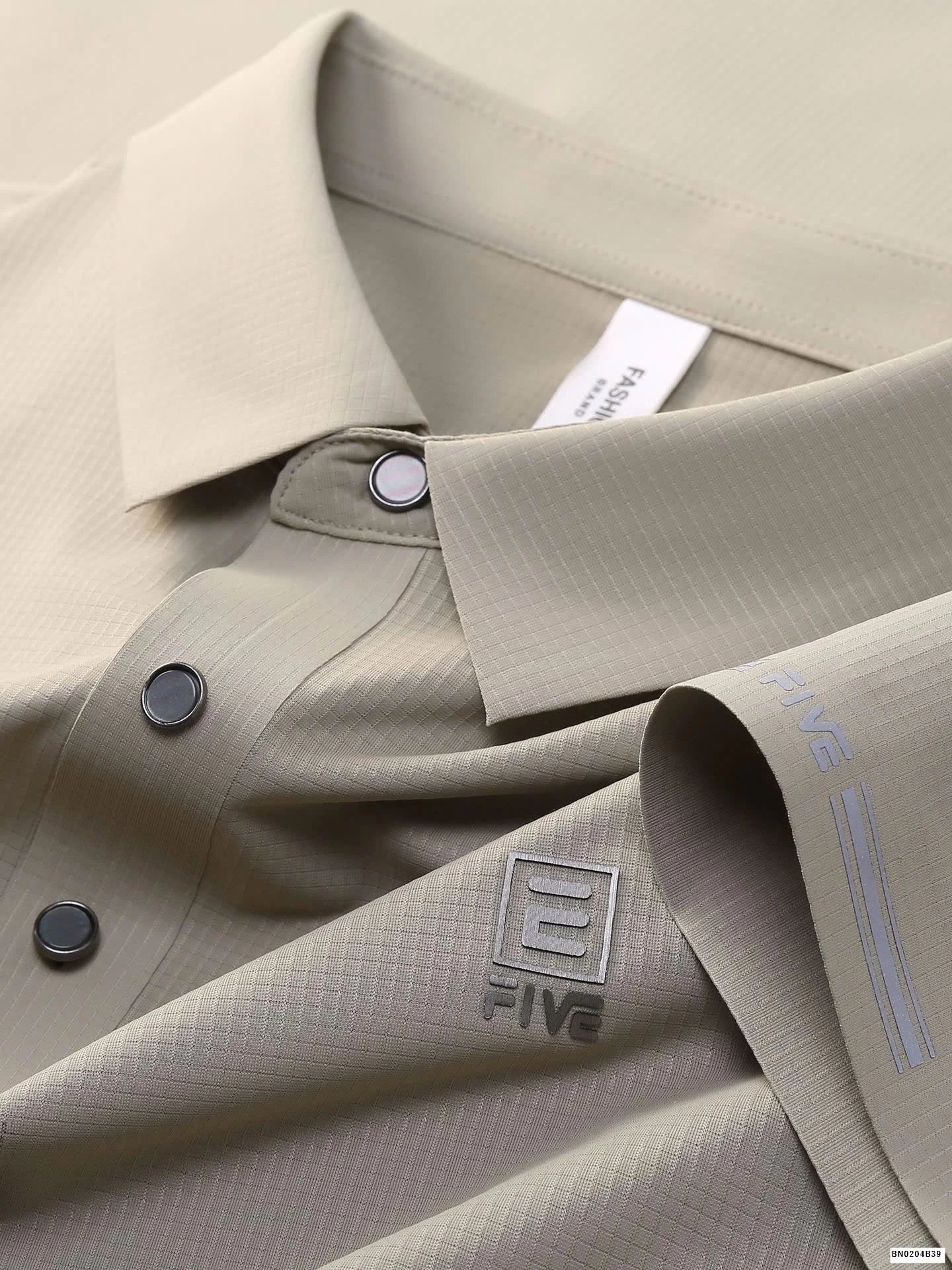 ÁO POLO VẢI LƯỚI Ô VUÔNG NAM CAO CẤP