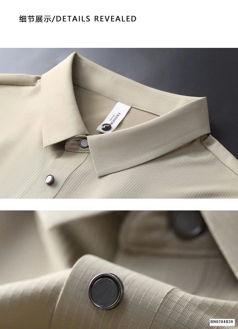 ÁO POLO VẢI LƯỚI Ô VUÔNG NAM CAO CẤP