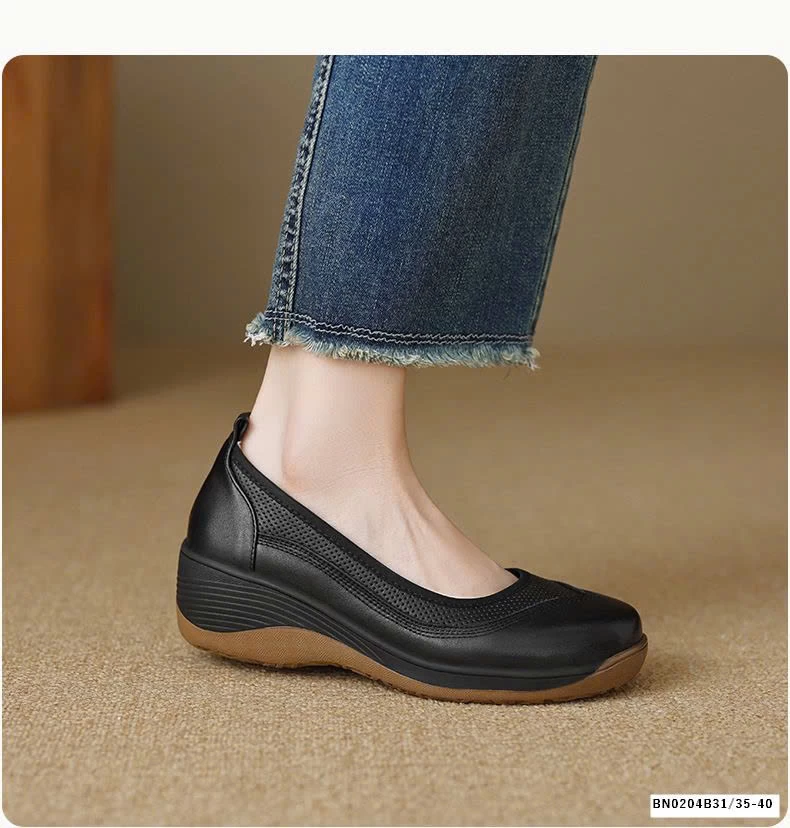 GIÀY LƯỜI NỮ ĐẾ CAO