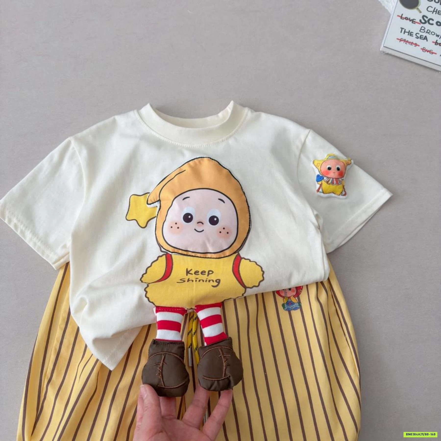 SÉT BỘ DỄ THƯƠNG QUẦN KẺ