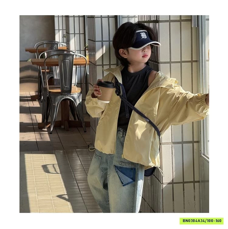 KHOÁC GIÓ LIỀN MŨ CHEESE