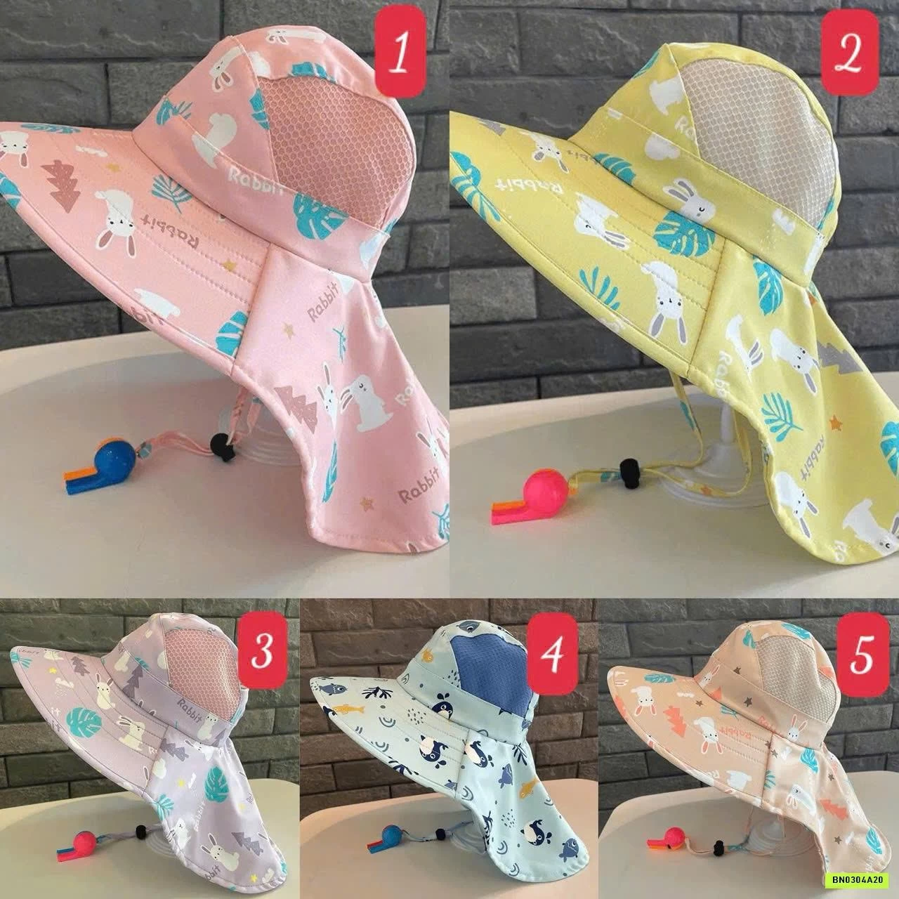 MŨ CHỐNG NẮNG RỘNG VÀNH CHÙM GÁY