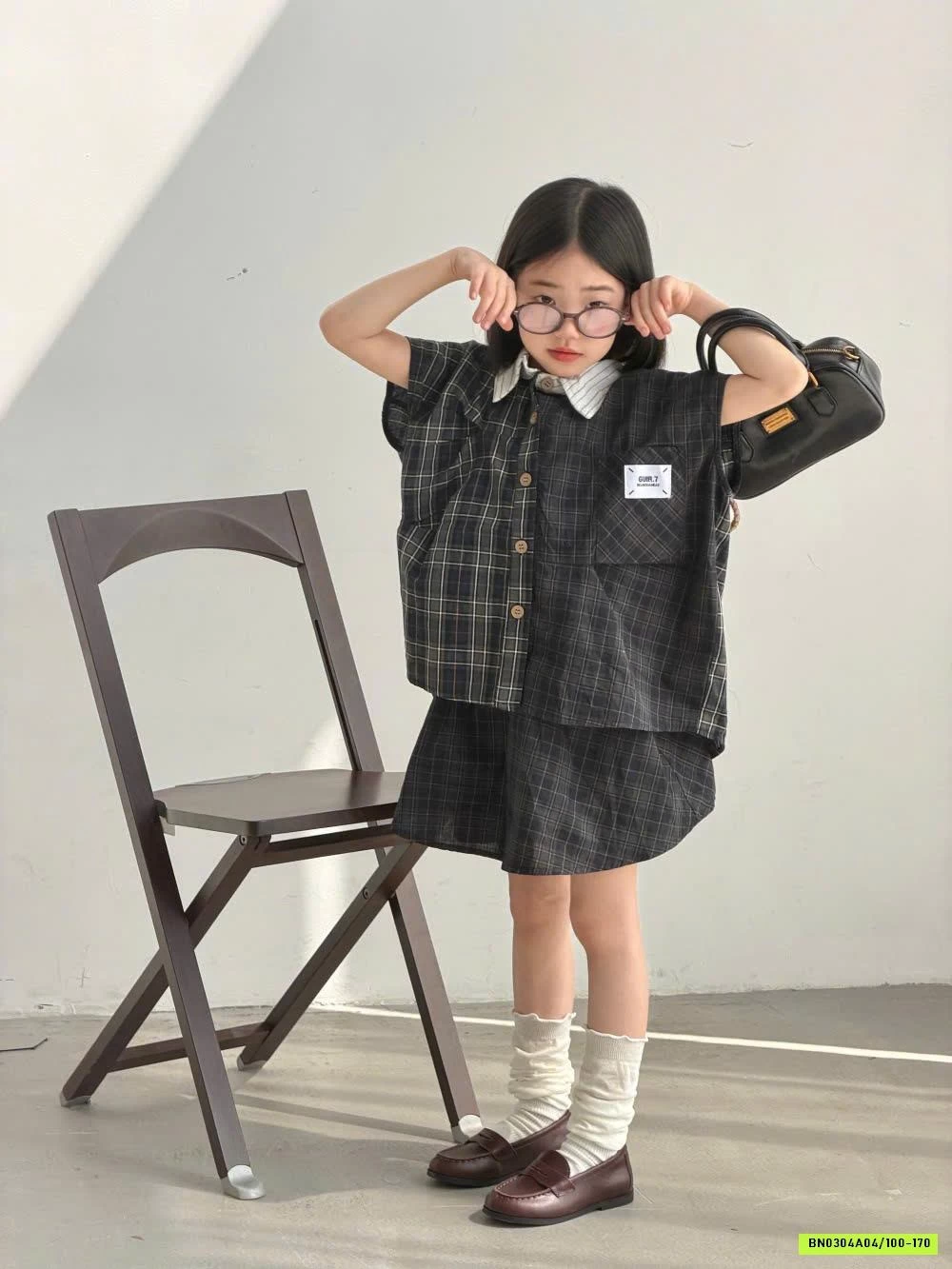 SÉT VÁY SƠ MI CARO 2 CHI TIẾT