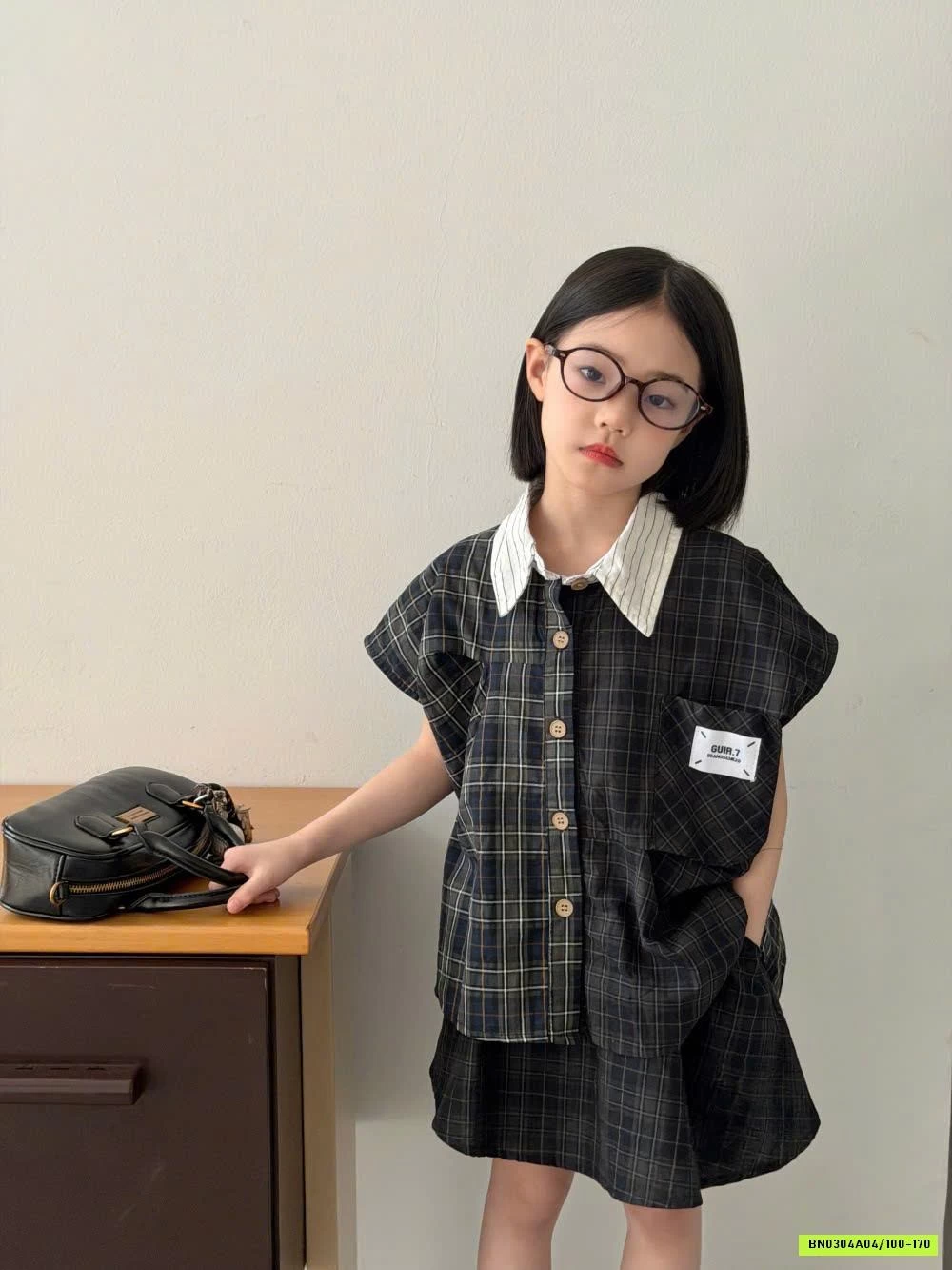 SÉT VÁY SƠ MI CARO 2 CHI TIẾT