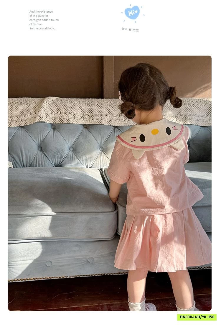 SÉT NỮ SINH HỒNG XUẤT HÀN CAO CẤP