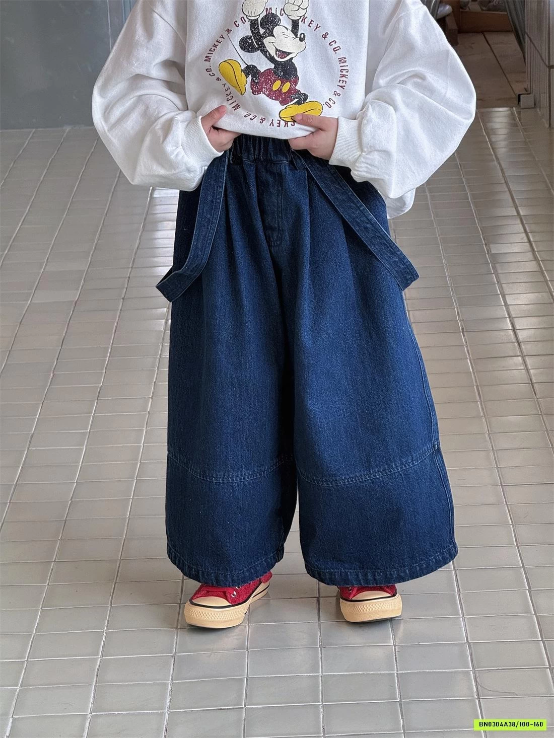 JEANS BAGGY KÈM ĐAI CHEESE