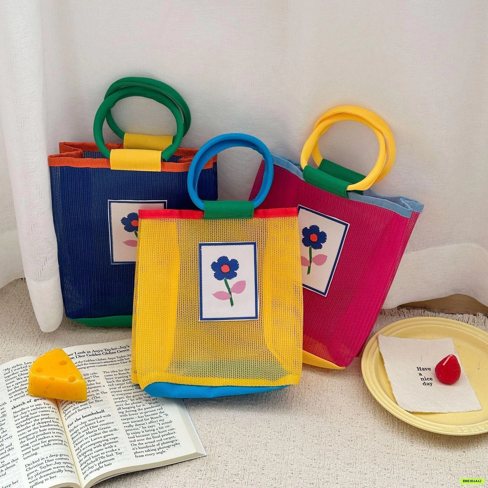 TÚI LƯỚI BÔNG HOA NHỎ