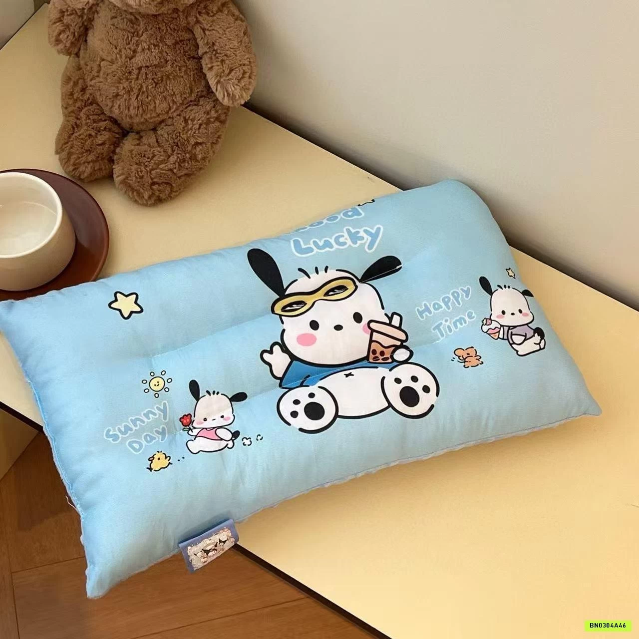 GỐI COTTON NHUNG HOẠT HÌNH