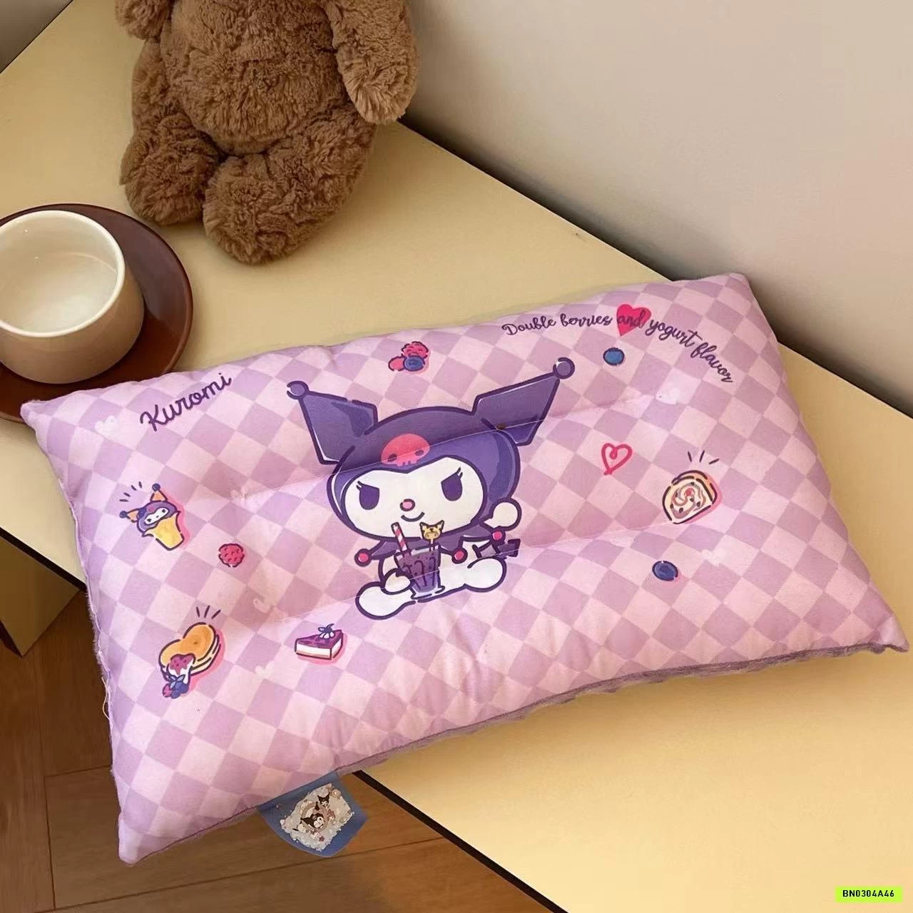 GỐI COTTON NHUNG HOẠT HÌNH