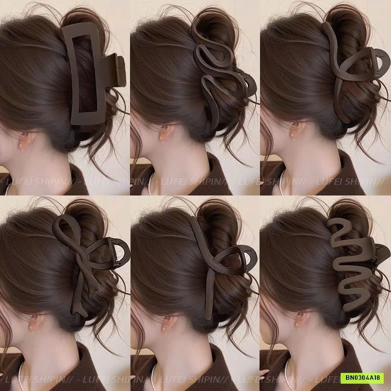 SET 6C KẸP TÓC NÂU TÂY