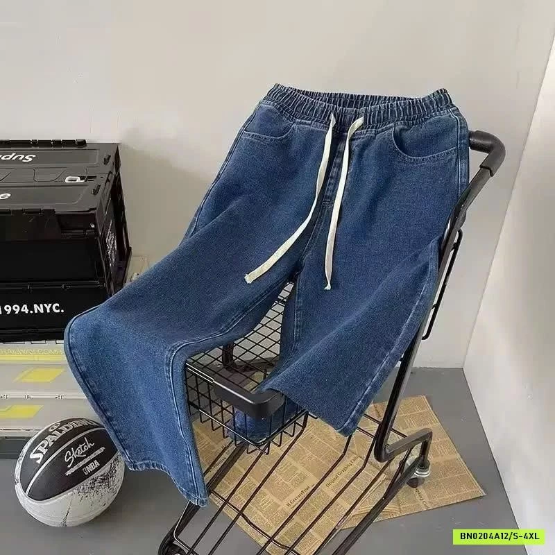 QUẦN JEAN NỮ ỐNG RỘNG CẠP CAO