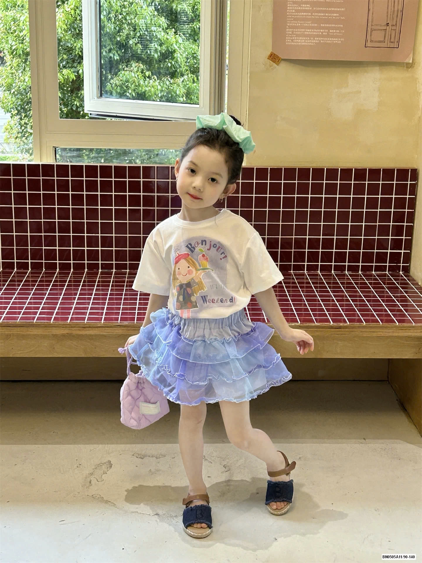 ÁO THUN MIX CV TUTU TÍM