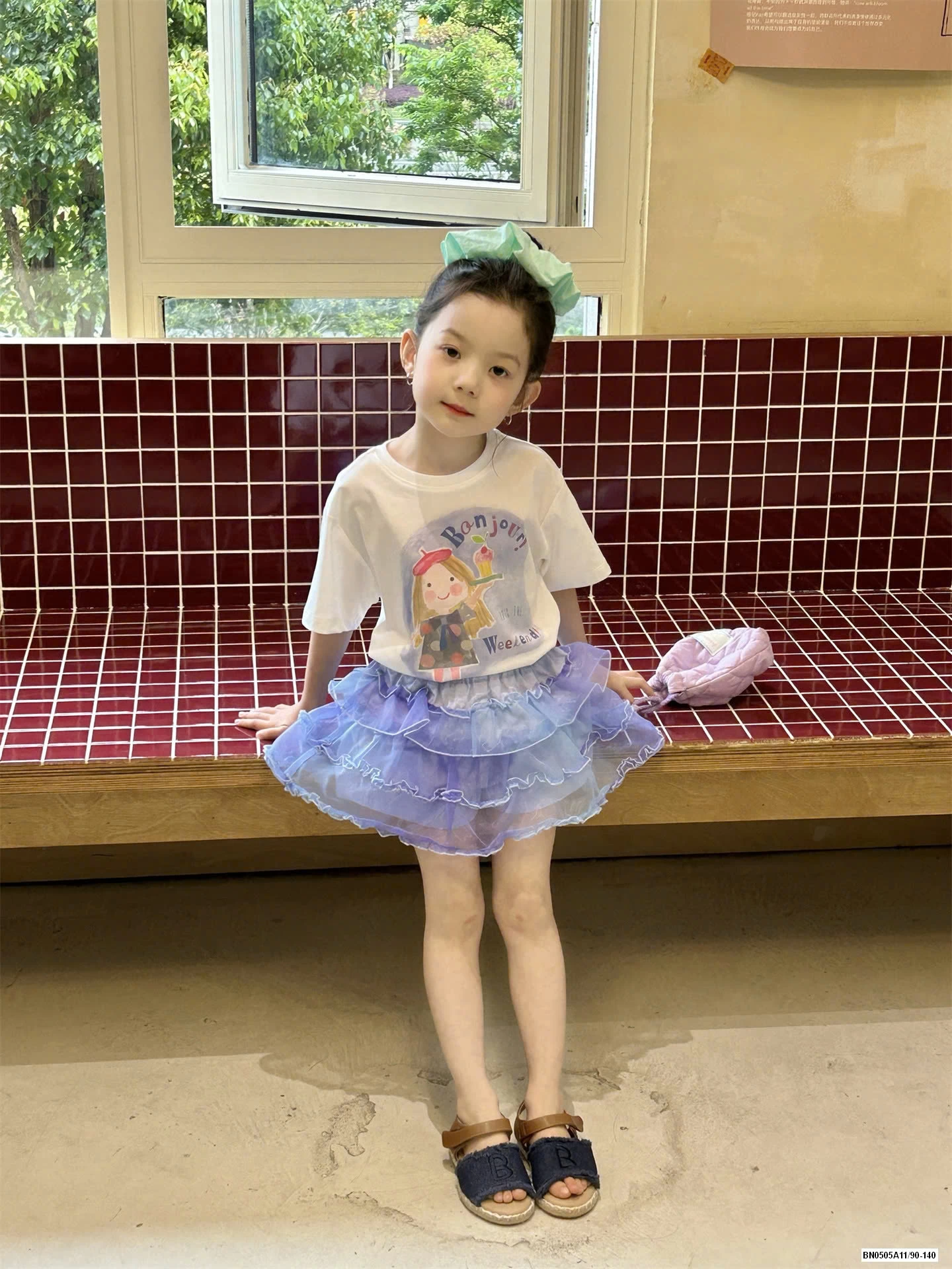 ÁO THUN MIX CV TUTU TÍM