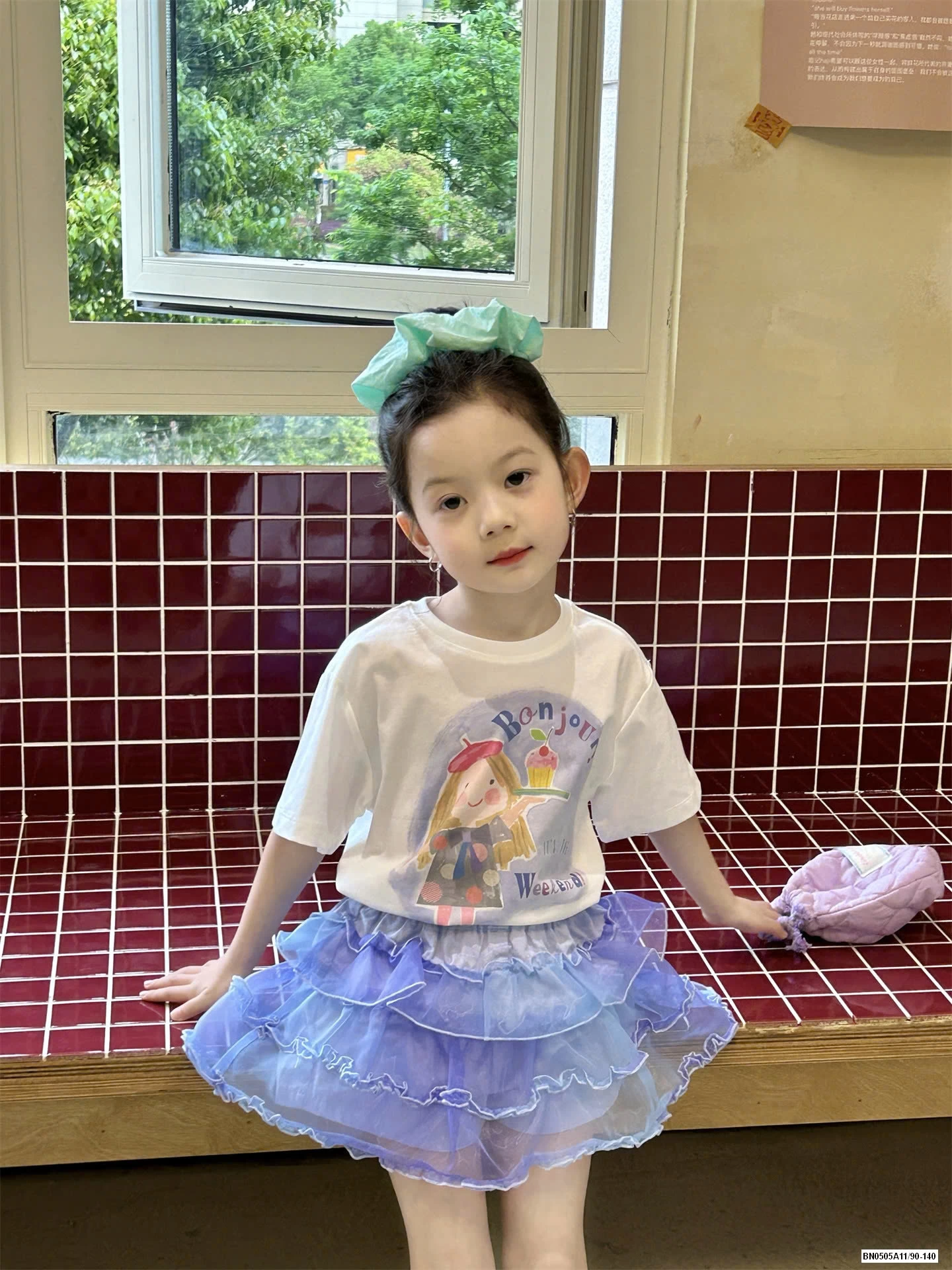 ÁO THUN MIX CV TUTU TÍM