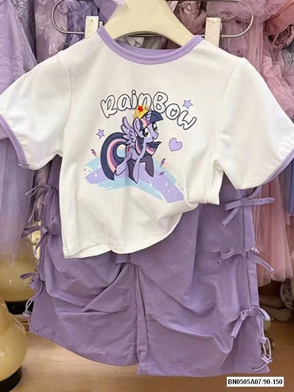 ÁO PONY MIX JOGGER GIÓ TÍM GẮN NƠ