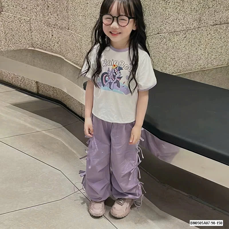 ÁO PONY MIX JOGGER GIÓ TÍM GẮN NƠ