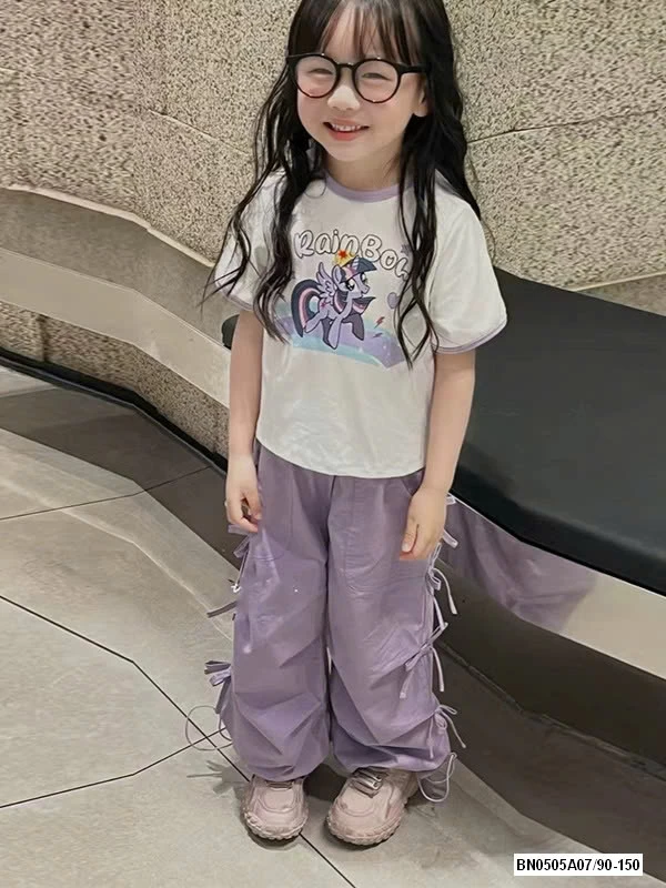 ÁO PONY MIX JOGGER GIÓ TÍM GẮN NƠ