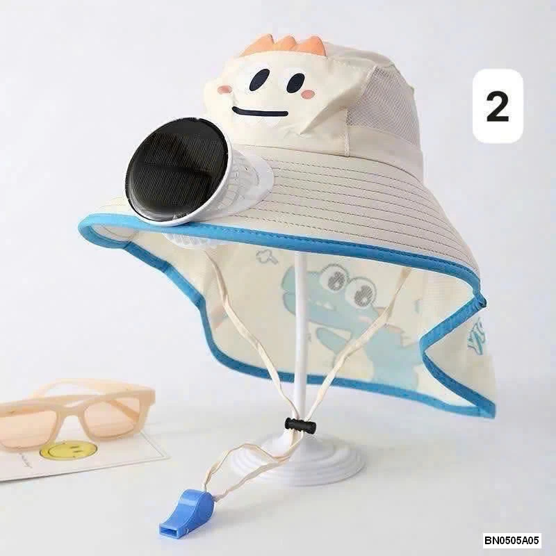 MŨ CHỐNG NAWG=NGS VẠT CHE KÈM QUẠT