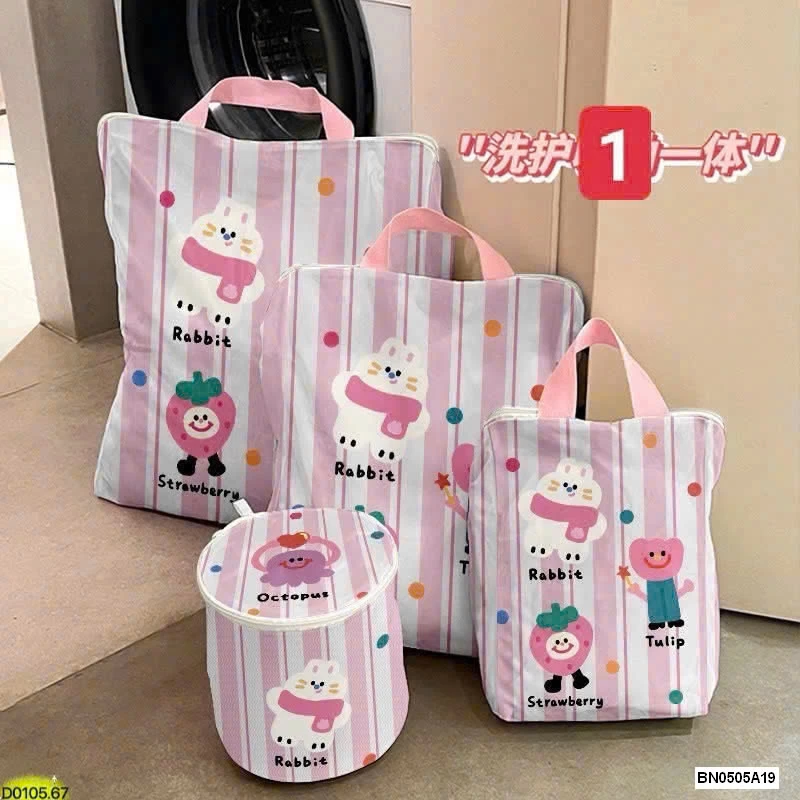 SET 4 TÚI GIẶT BẢO VỆ MÁY GIẶT