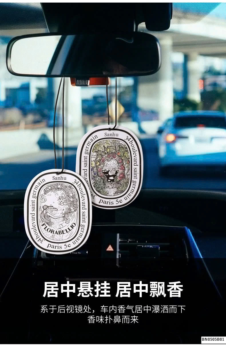 SÉT 10 LÁ THƠM TREOM Ô TÔ