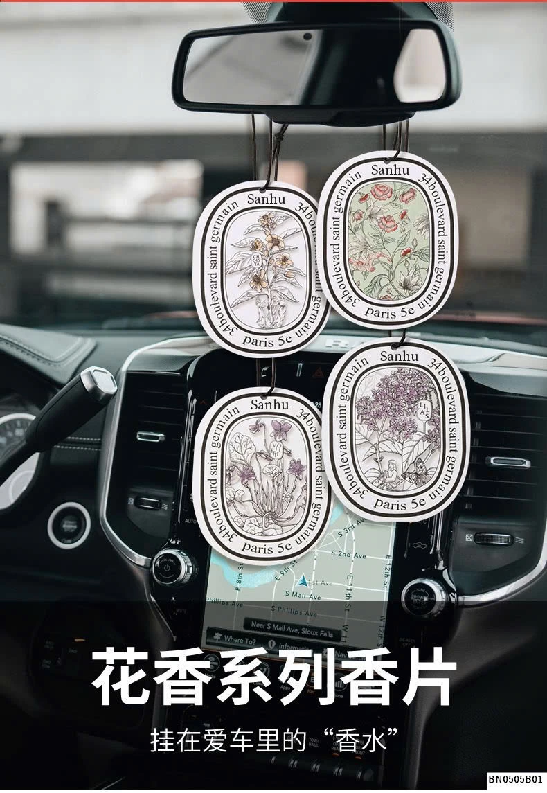 SÉT 10 LÁ THƠM TREOM Ô TÔ