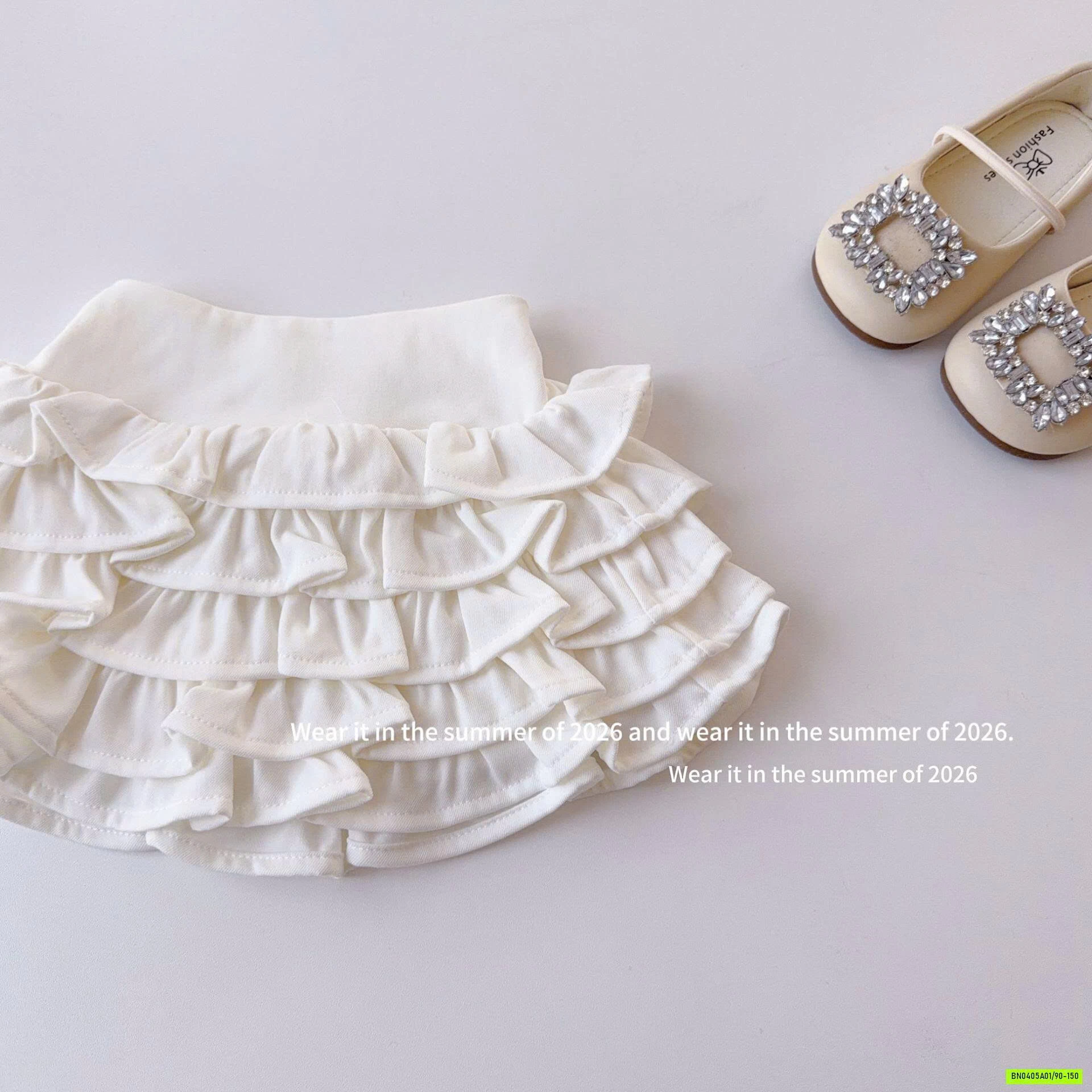 SÉT ÁO TRÁI TIM MIX QUẦN VÁY T&QKIDS