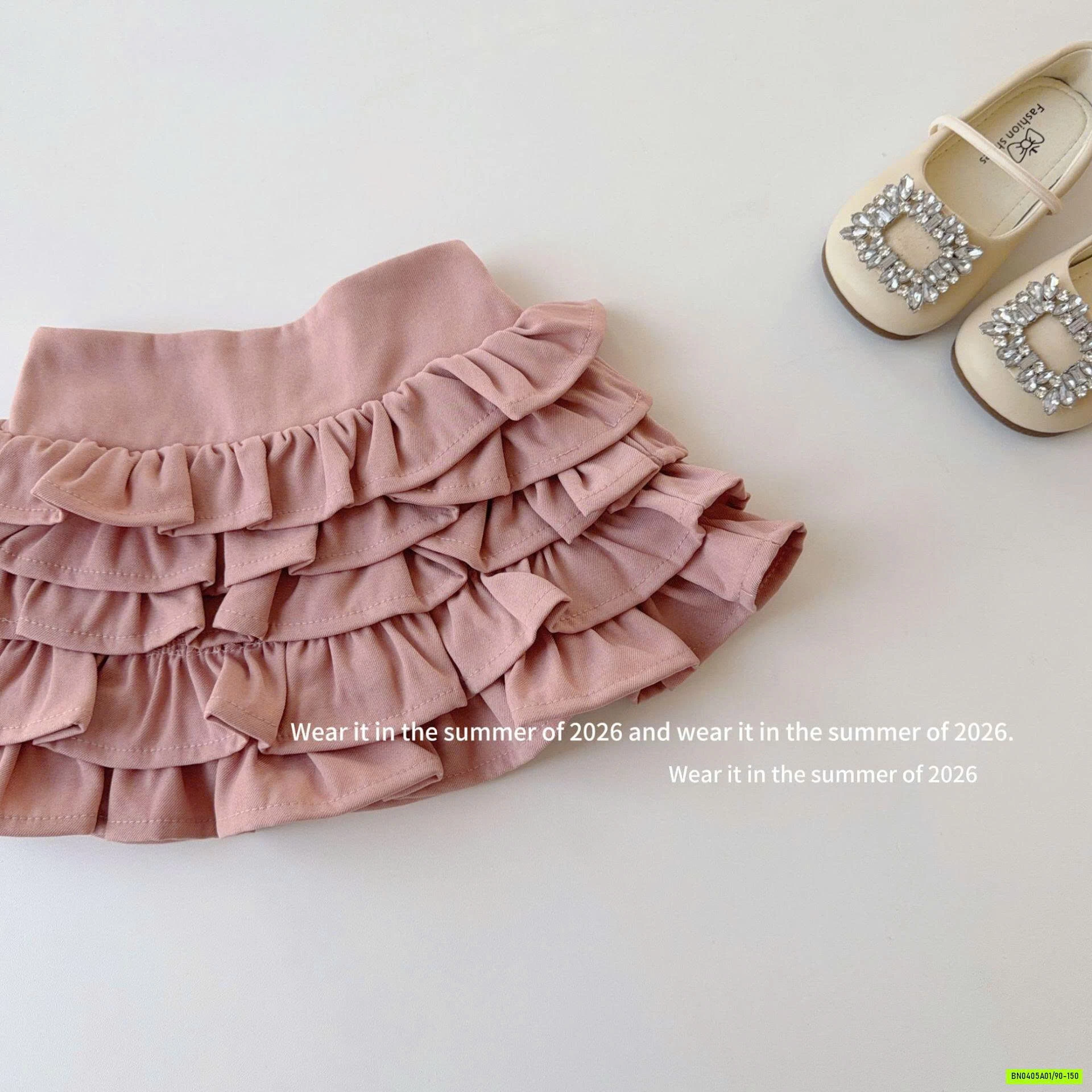 SÉT ÁO TRÁI TIM MIX QUẦN VÁY T&QKIDS