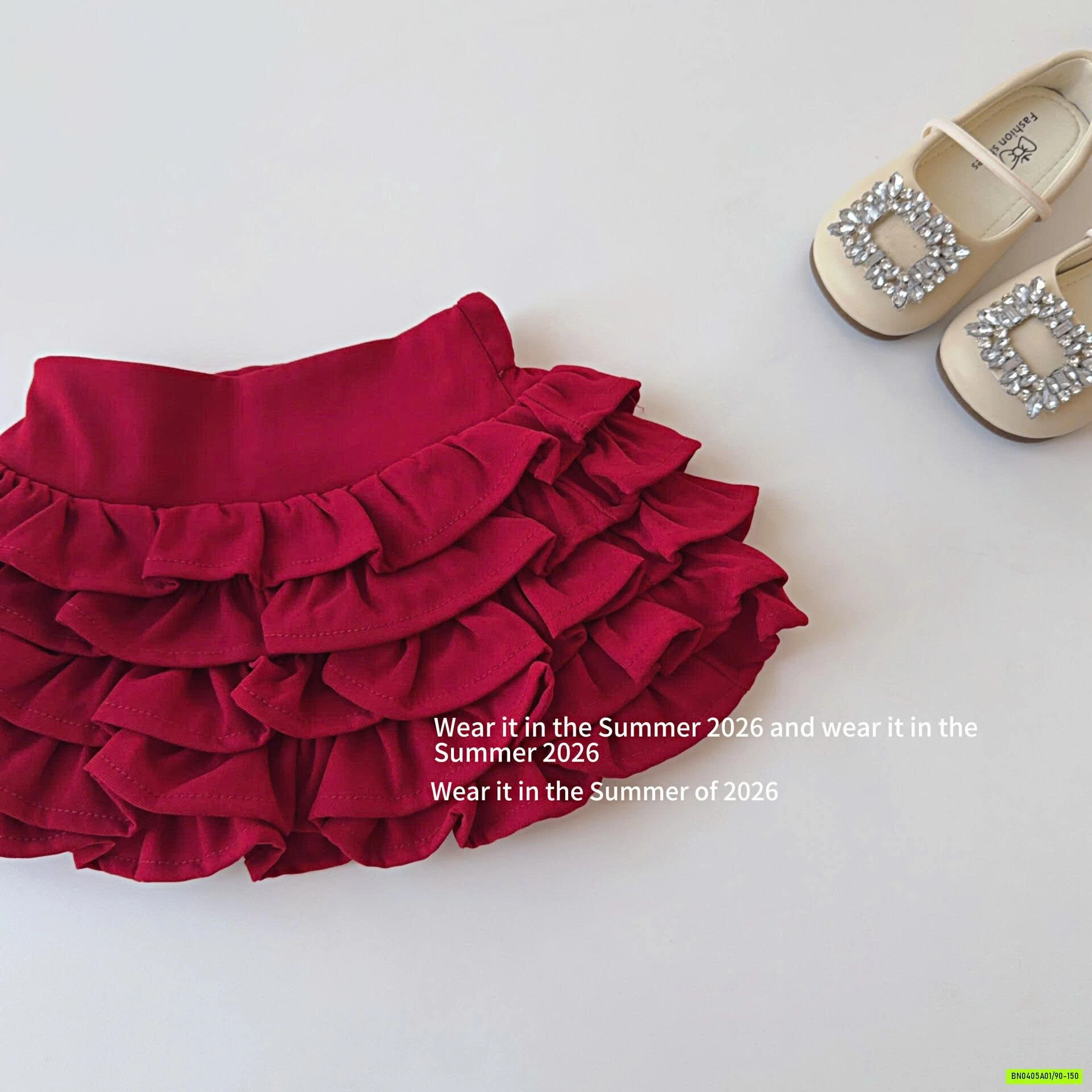 SÉT ÁO TRÁI TIM MIX QUẦN VÁY T&QKIDS